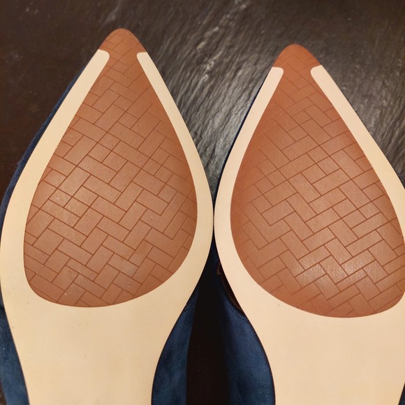 NEW! Cole Haan Women's Vanya Tassel Flat Elegant Navy Loafers Preppy Sz 7B $170 - Picture 12 of 14